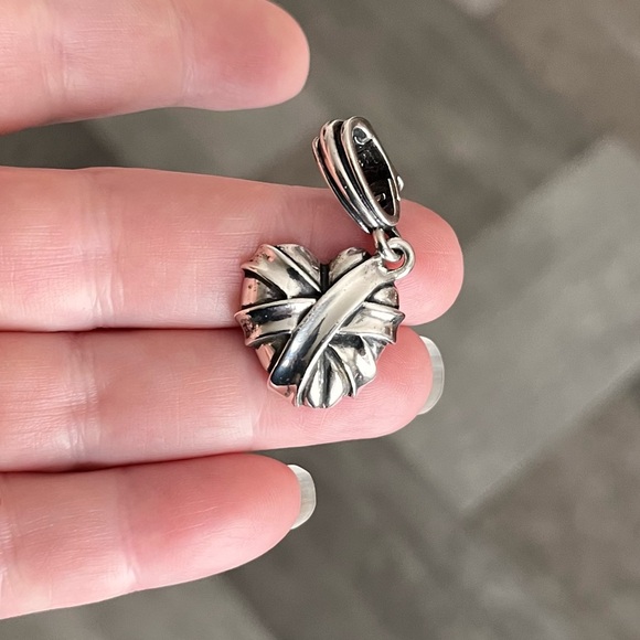 Barry Kieselstein Cord 925 Silver Mended Wrapped Heart Vintage Pendant BKCI - Picture 2 of 8